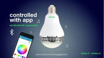 Feestverlichtinggigantbaileyledspeakerlampe27rgbhoorn