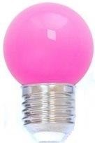 Feestverlichtinggigantorangekogellampled1wattrosepink