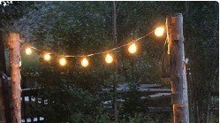 Voorbeeldprikkabelfeestverlichtingtuinverlichtinggigantmedemblik